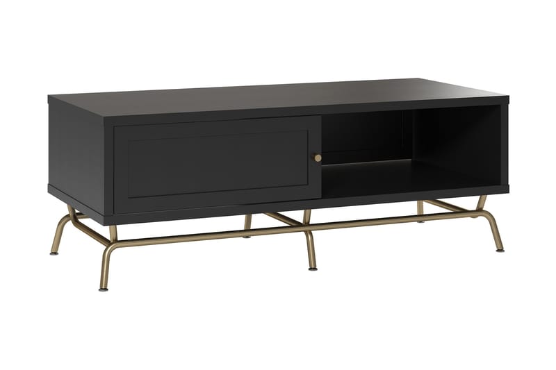 Soffbord Nova 122 cm med Förvaring Svart - CosmoLiving - Möbler - Bord & matgrupp - Soffbord - Soffbord med förvaring