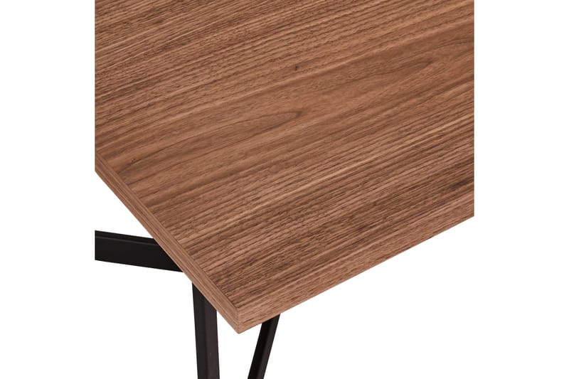 Soffbord Oldington 140 cm - Valnötsbrun/Svart - Soffbord