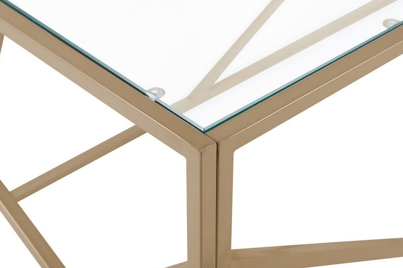 Soffbord Orland 100 cm - Glas/Guld - Möbler - Bord & matgrupp - Soffbord