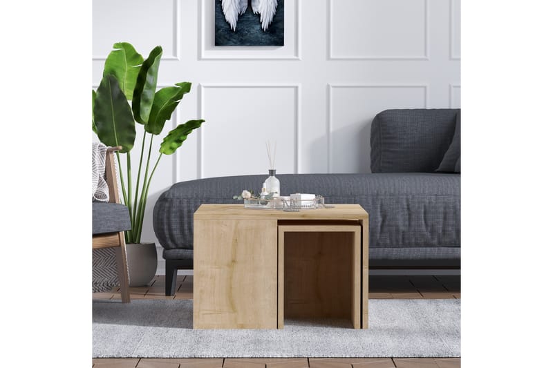 Soffbord Ortano 60 cm - Natur/Brun - Möbler - Bord & matgrupp - Soffbord