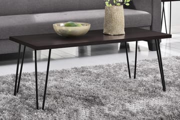 Soffbord Owen 107 cm Espresso/Svart - Dorel Home - Möbler - Bord & matgrupp - Soffbord