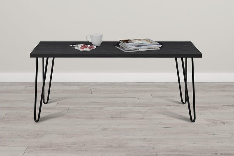 Soffbord Owen 107 cm Espresso/Svart - Dorel Home - Möbler - Bord & matgrupp - Soffbord