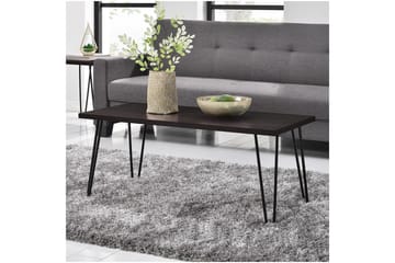 Soffbord Owen 107 cm Espresso/Svart - Dorel Home - Möbler - Bord & matgrupp - Soffbord