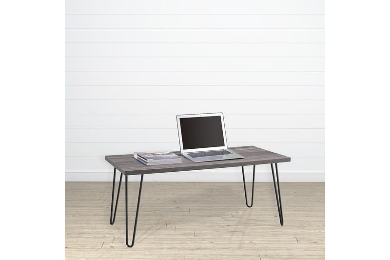Soffbord Owen 107 cm Grå/Svart - Dorel Home - Möbler - Bord & matgrupp - Soffbord