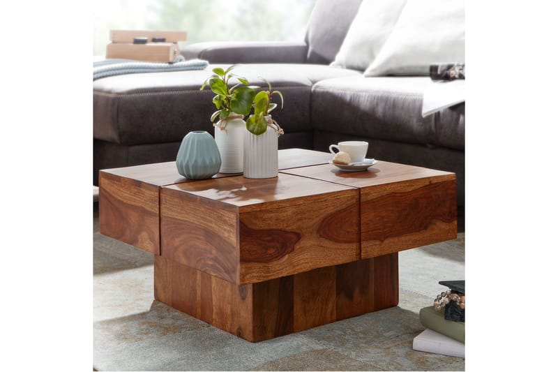 Soffbord Rachid 58 cm Fyrkantig - Natur - Möbler - Bord & matgrupp - Soffbord