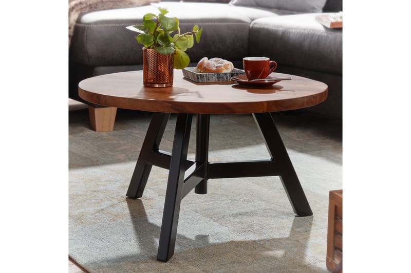 Soffbord Rachid 60 cm Rund - Natur - Möbler - Bord & matgrupp - Soffbord
