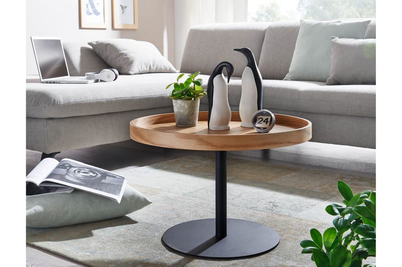 Soffbord Rachid 61 cm Rund - Natur - Möbler - Bord & matgrupp - Soffbord