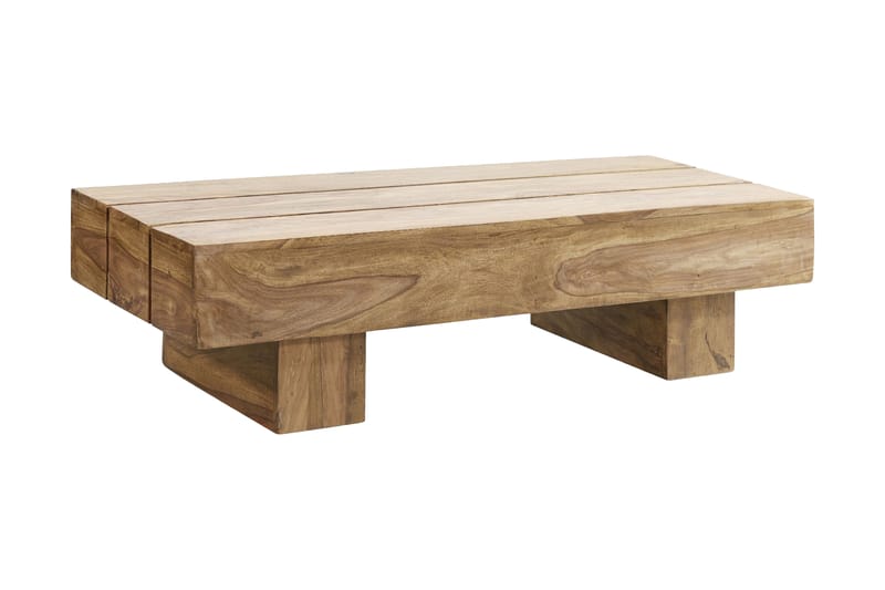 Soffbord Raez 120 cm - Trä|natur - Soffbord med hjul - Höj och sänkbart soffbord - Soffbord med förvaring - Klaffbord & hopfällbart bord - Marmorbord - Soffbord