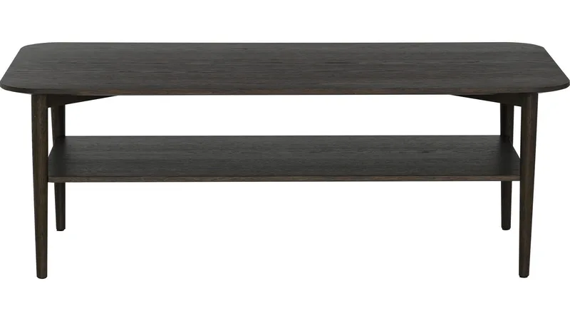 Soffbord Ravik med Hylla 135x65 cm - Brunlackad - Möbler - Bord & matgrupp - Soffbord - Soffbord med förvaring