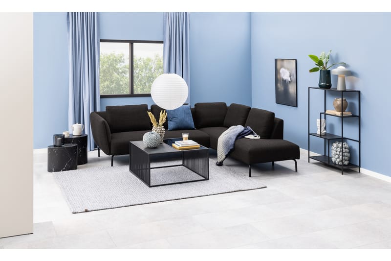 Soffbord Saklani 80x80 cm - Svart - Möbler - Bord & matgrupp - Soffbord