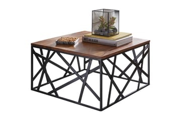 Soffbord Schemmer 60 cm - Massivt Trä/Svart - Möbler - Bord & matgrupp - Soffbord
