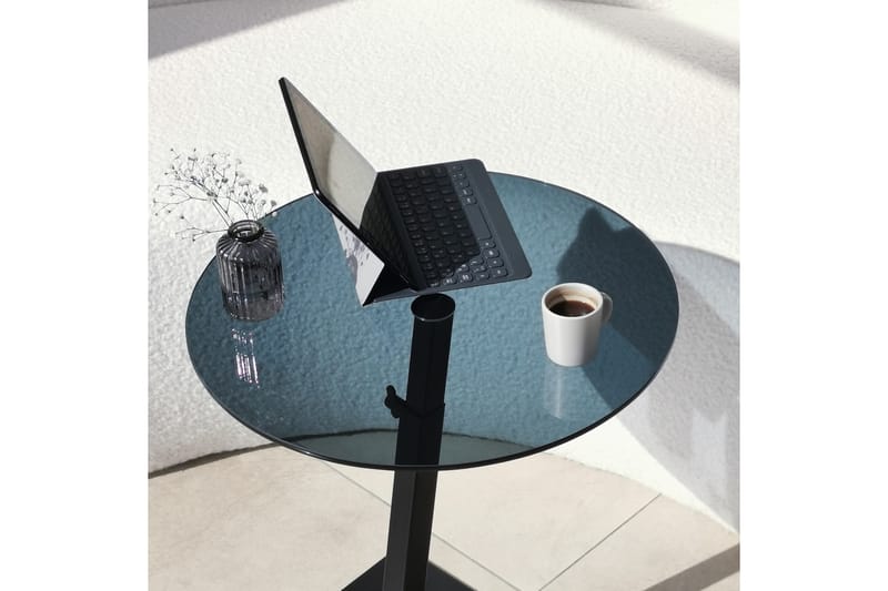 Soffbord Sessan 40x40x40 cm Runt - Svart - Möbler - Bord & matgrupp - Soffbord