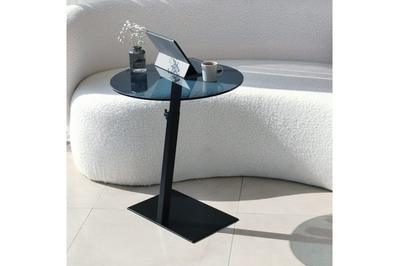 Soffbord Sessan 40x40x40 cm Runt - Svart - Möbler - Bord & matgrupp - Soffbord