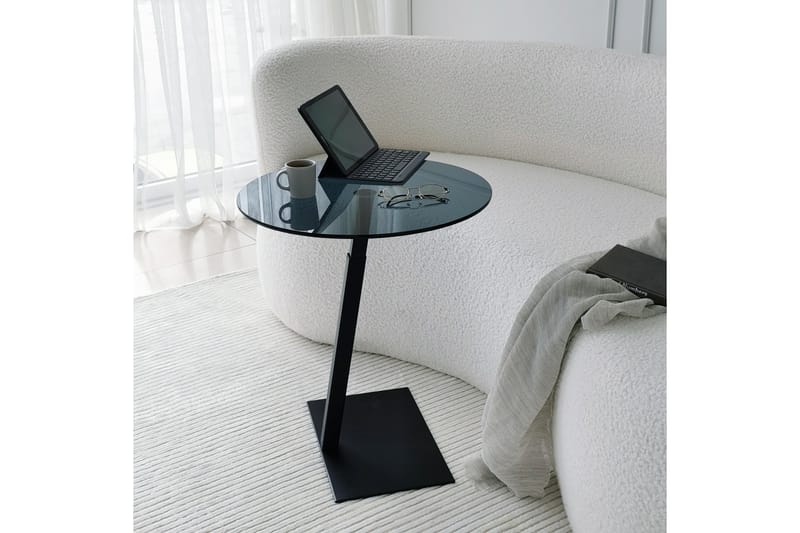 Soffbord Sessan 40x40x40 cm Runt - Svart - Möbler - Bord & matgrupp - Soffbord