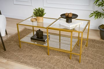 Soffbord Sevay 90 cm - Guld - Möbler - Bord & matgrupp - Soffbord