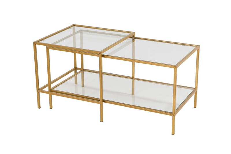 Soffbord Sevay 90 cm - Guld - Möbler - Bord & matgrupp - Soffbord