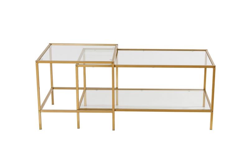 Soffbord Sevay 90 cm - Guld - Möbler - Bord & matgrupp - Soffbord