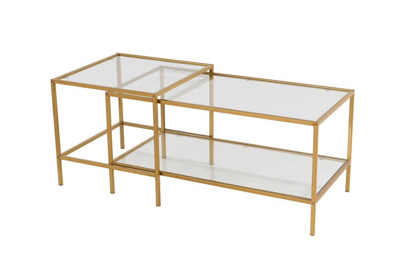 Soffbord Sevay 90 cm - Guld - Soffbord