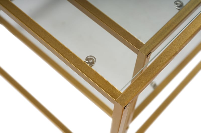 Soffbord Sevay 90 cm - Guld - Möbler - Bord & matgrupp - Soffbord