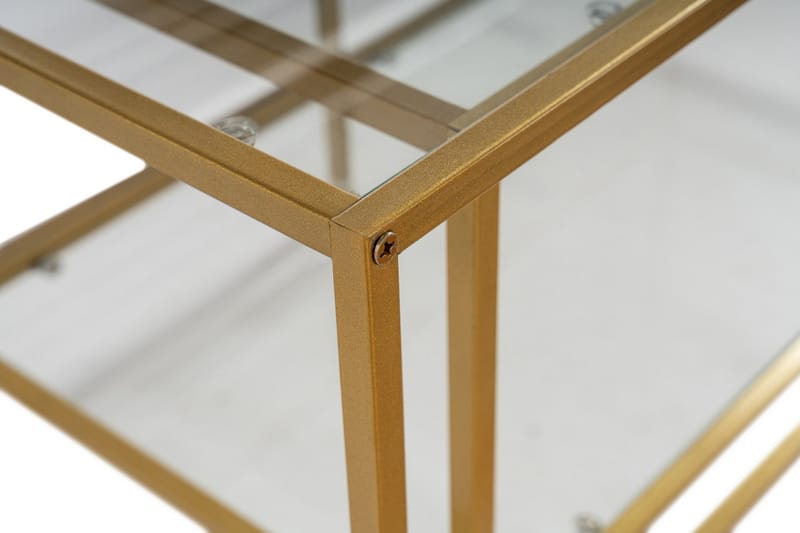 Soffbord Sevay 90 cm - Guld - Möbler - Bord & matgrupp - Soffbord