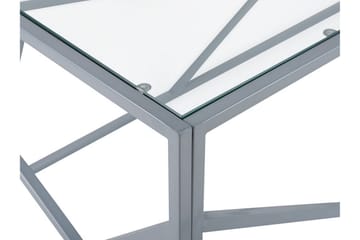Soffbord Siearman 100 cm - Silver - Möbler - Bord & matgrupp - Soffbord