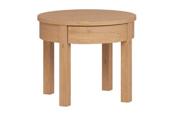 Soffbord Simple 54 cm Runt med Förvaring Lådor Natur - VOX - Möbler - Bord & matgrupp - Soffbord