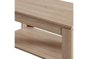 Soffbord Skoglund 104 cm med Förvaring Hylla - Bok - Möbler - Bord & matgrupp - Soffbord