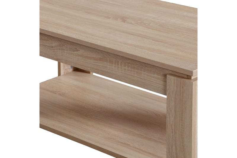 Soffbord Skoglund 104 cm med Förvaring Hylla - Bok - Möbler - Bord & matgrupp - Soffbord