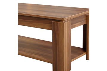 Soffbord Skoglund 104 cm med Förvaring Hylla - Valnötsbrun - Möbler - Bord & matgrupp - Soffbord