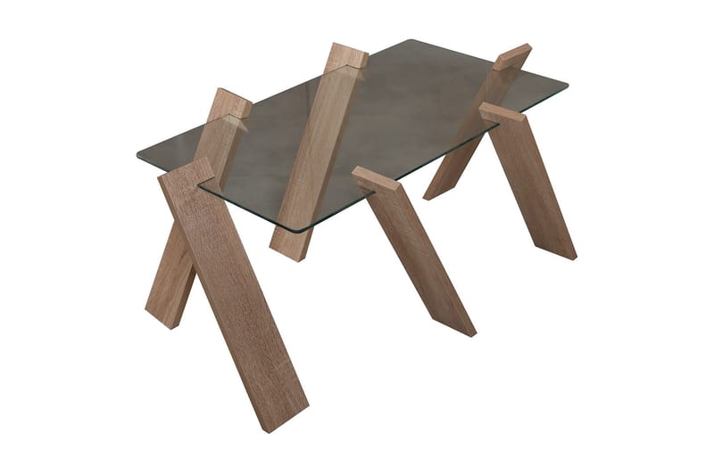 Soffbord Skoglund Maxi 92 cm - Ljusbrun - Möbler - Bord & matgrupp - Soffbord