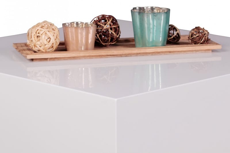 Soffbord Stange 60 cm - Vit Högglans - Möbler - Bord & matgrupp - Soffbord