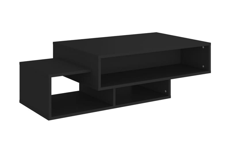 Soffbord svart 105x55x32 cm spånskiva - Svart - Soffbord