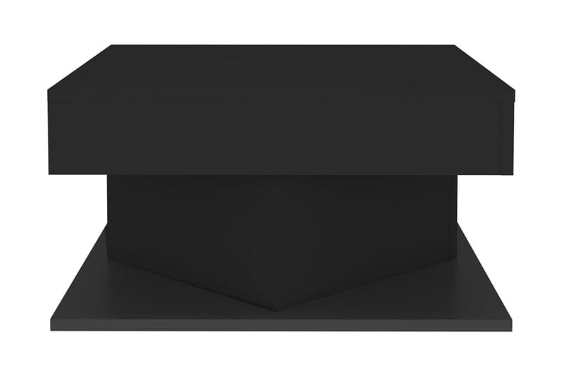 Soffbord svart 57x57x30 cm spånskiva - Svart - Soffbord