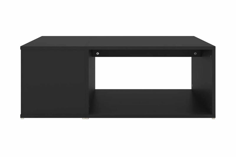 Soffbord svart 90x67x33 cm spånskiva - Svart - Soffbord