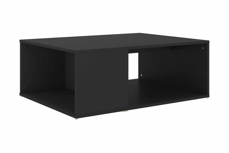 Soffbord svart 90x67x33 cm spånskiva - Svart - Soffbord