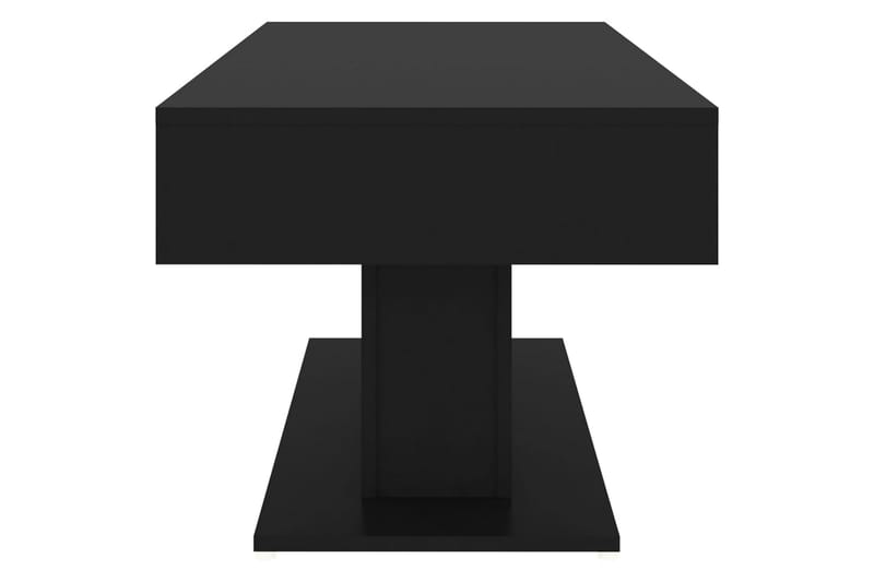 Soffbord svart 96x50x45 cm spånskiva - Svart - Soffbord