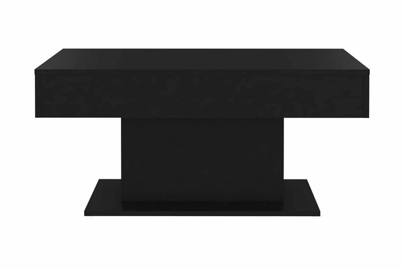 Soffbord svart 96x50x45 cm spånskiva - Svart - Soffbord