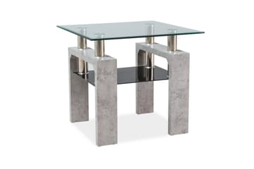 Soffbord Syalets 60 cm - Glas/Grå - Möbler - Bord & matgrupp - Soffbord