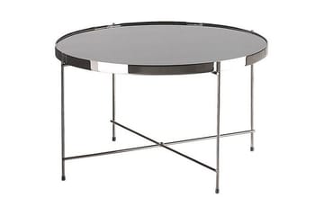 Soffbord Taiylor 63 cm Runt - Glas/Silver - Möbler - Bord & matgrupp - Soffbord