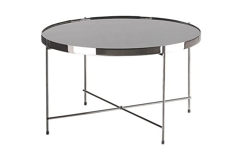 Soffbord Taiylor 63 cm Runt - Glas/Silver - Möbler - Bord & matgrupp - Soffbord