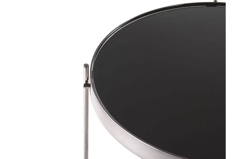 Soffbord Taiylor 63 cm Runt - Glas/Silver - Möbler - Bord & matgrupp - Soffbord