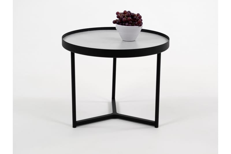 Soffbord Terao 55 cm Runt - Betonggrå/Svart - Möbler - Bord & matgrupp - Soffbord