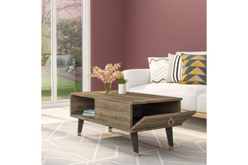 Soffbord TILST 90x42,4x90 cm - Brun - Möbler - Bord & matgrupp - Soffbord