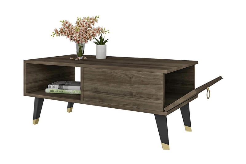 Soffbord TILST 90x42,4x90 cm - Brun - Möbler - Bord & matgrupp - Soffbord