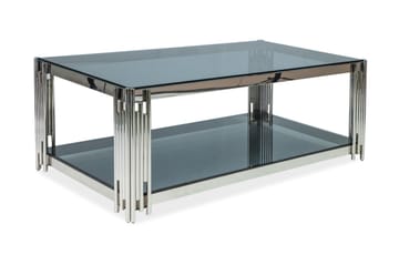 Soffbord Torala 120 cm - Glas/Silver - Möbler - Bord & matgrupp - Soffbord