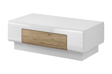 Soffbord Torrao 110 cm - Vit/Natur - Möbler - Bord & matgrupp - Soffbord