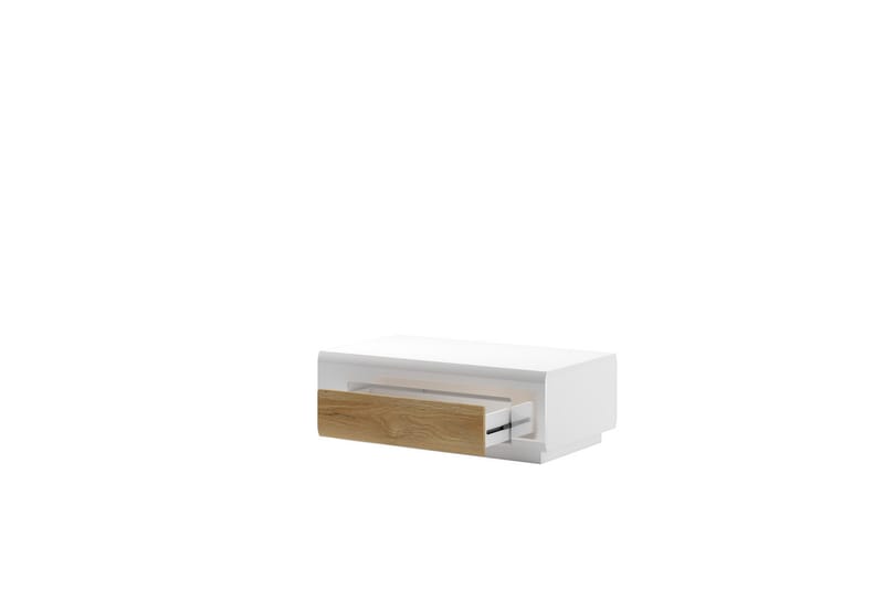 Soffbord Torrao 110 cm - Vit/Natur - Möbler - Bord & matgrupp - Soffbord