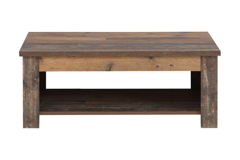 Soffbord Treknow 110 cm med Förvaring Hylla - Brun - Möbler - Bord & matgrupp - Soffbord
