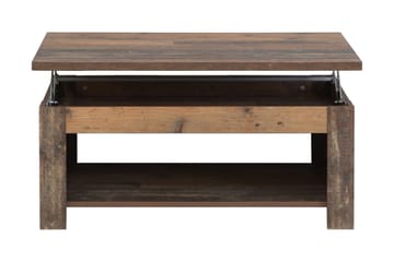 Soffbord Treknow 110 cm med Förvaring Hylla - Brun - Möbler - Bord & matgrupp - Soffbord
