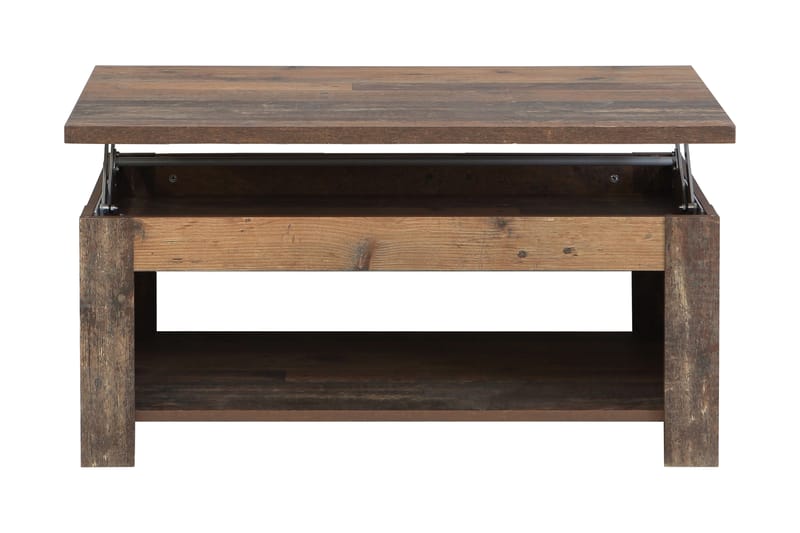 Soffbord Treknow 110 cm med Förvaring Hylla - Brun - Möbler - Bord & matgrupp - Soffbord